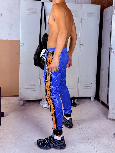 Puppy Nylon Pants XXX.Jay Blue Orange - 2.jpeg