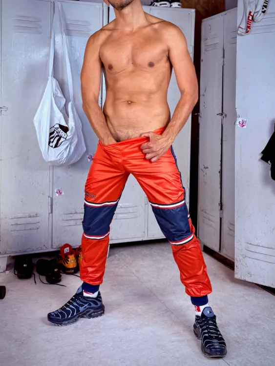 Nylon Pants XXX. Patrick Navy Orange - 3.jpeg