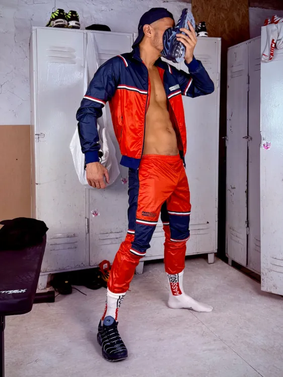 Nylon Pants XXX. Patrick Navy Orange - 6.jpeg