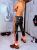 Puppy Nylon Pants XXX.Jay Black Orange - 2.jpeg