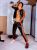 Puppy Nylon Pants XXX.Jay Black Orange - 5.jpeg