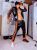 Puppy Nylon Pants XXX.Jay Black Orange - 7.jpeg
