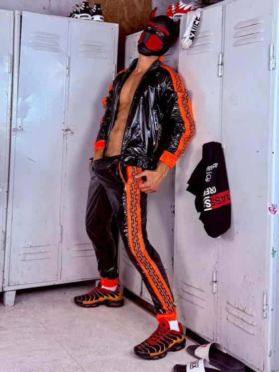 Puppy Nylon Jacket XXX.Jay Black Orange - 6.jpeg