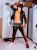 Puppy Nylon Jacket XXX.Jay Black Orange - 7.jpeg