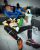 NYLON PANTS SPS (SPORT PUBLIC SUCK) BLACK: ORANGE11.jpg