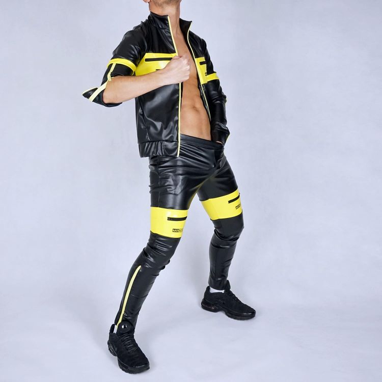 AASSEATER PVC LEATHER JACKET YELLOW9.JPG