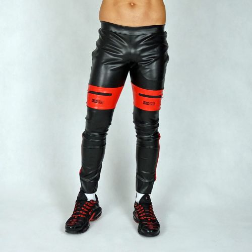 AASSEATER PVC LEATHER PANTS RED1.JPG