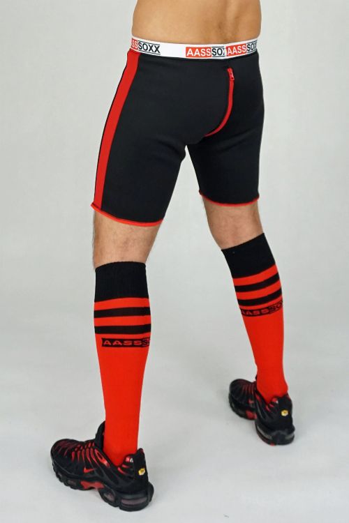 NEOPRENE SHORTS FUCKGATE LONG BLACK RED4.JPG