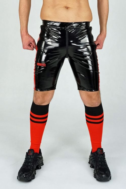 LATEX SHORTS LONG FUCKGATE BLACK RED2.JPG