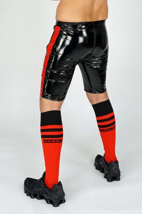 LATEX SHORTS LONG FUCKGATE BLACK RED4.JPG