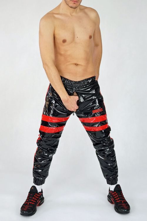 2 TWO SIDE NYLON PANTS SMELLZONE RED BLACK8.jpg