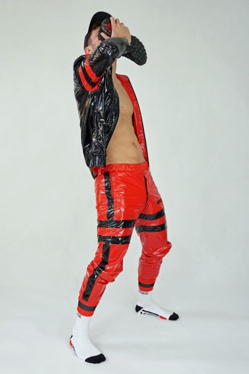2 TWO SIDE NYLON PANTS SMELLZONE RED BLACK14.jpg