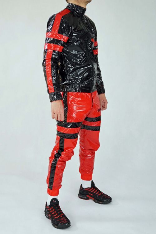TWO SIDE NYLON JACKET SMELLZONE RED BLACK7.jpg