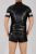 POLO SHIRT FUCKMATE BLACK PVC LEATHER4.JPG