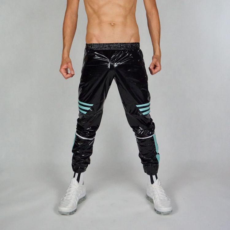 NYLON PANTS SPS (SPORT PUBLIC SUCK) BLACK: CYAN1.jpg