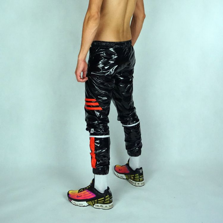 NYLON PANTS SPS (SPORT PUBLIC SUCK) BLACK: ORANGE3.jpg